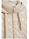 Moodo Kratka prošivena jakna s kapuljačom bež Moodo
