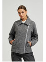 Moodo Jakna na patent siva Moodo