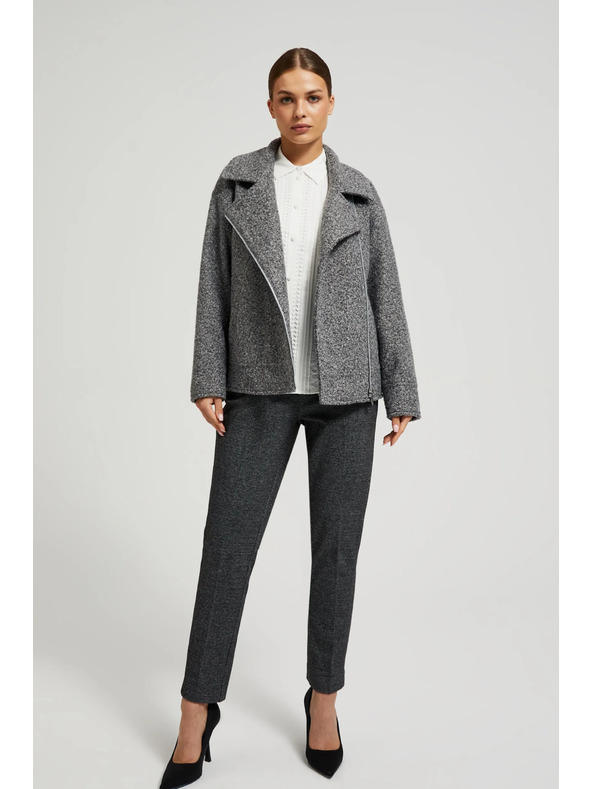 Moodo Jakna na patent siva Moodo