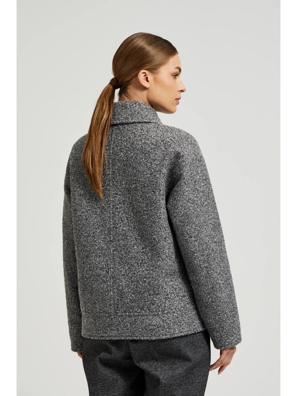 Moodo Jakna na patent siva Moodo