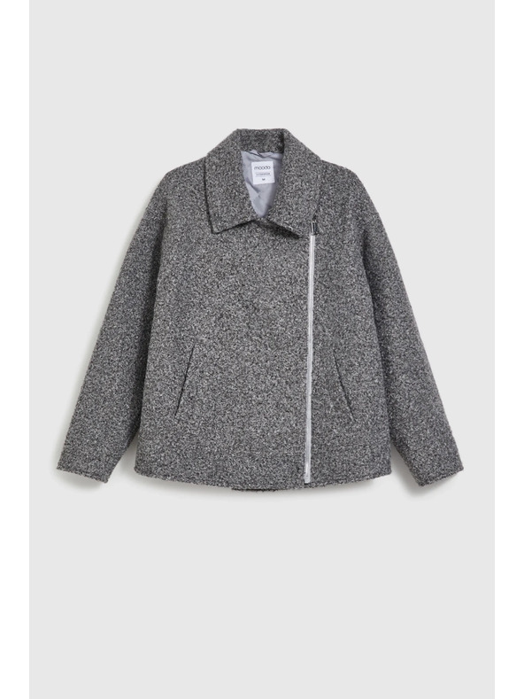 Moodo Jakna na patent siva Moodo