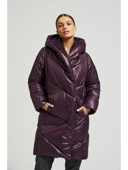 Moodo Jakna s prošivanjem ljubičasta Moodo