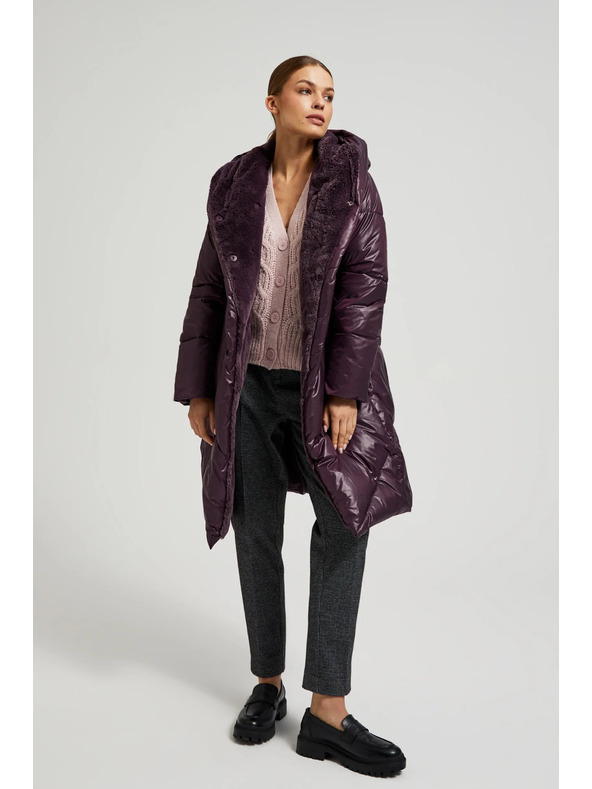 Moodo Jakna s prošivanjem ljubičasta Moodo