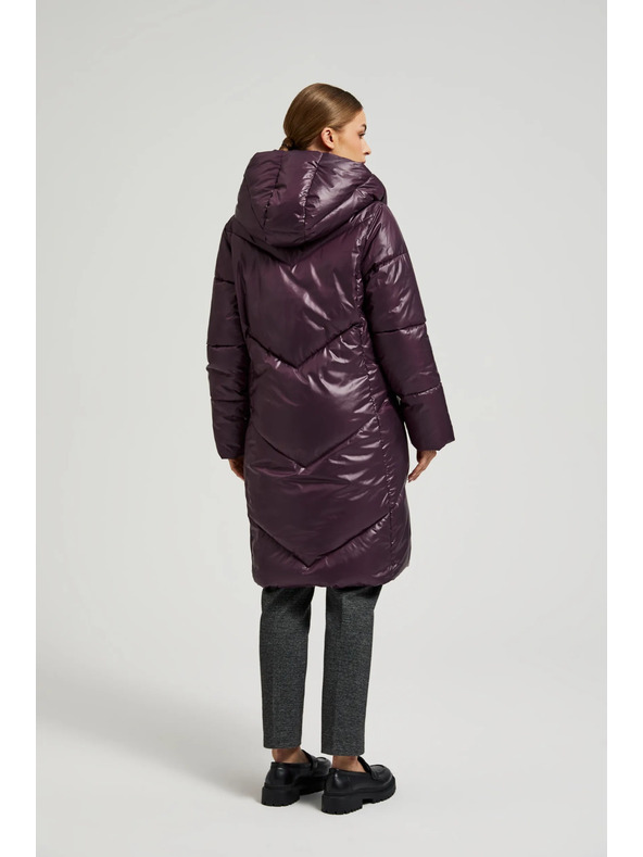 Moodo Jakna s prošivanjem ljubičasta Moodo