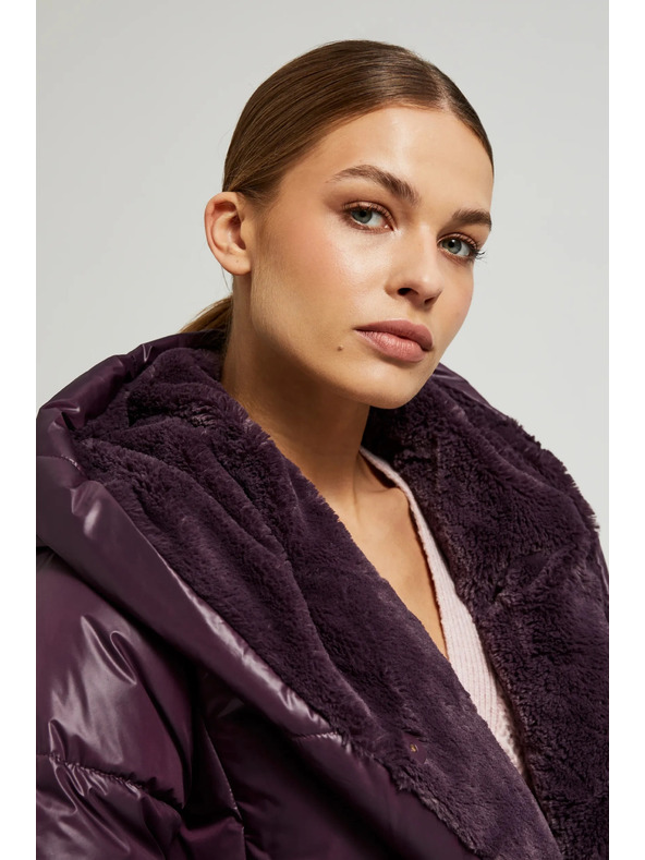 Moodo Jakna s prošivanjem ljubičasta Moodo