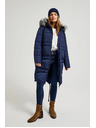 Moodo Zimska prošivena jakna plava Moodo