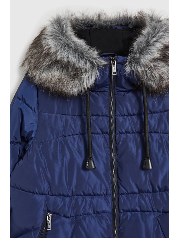 Moodo Zimska prošivena jakna plava Moodo