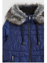 Moodo Zimska prošivena jakna plava Moodo