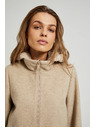 Moodo Jakna s uklonjivom kapuljačom bež Moodo