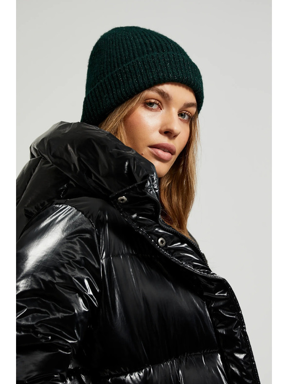 Moodo Duga jakna s kapuljačom crna Moodo