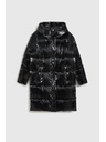 Moodo Duga jakna s kapuljačom crna Moodo