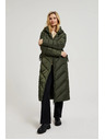 Moodo Prošivena jakna s pojasom maslinasta Moodo