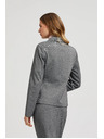 Moodo Jednostavni elegantni blejzer dugih rukava sivi Moodo