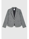 Moodo Jednostavni elegantni blejzer dugih rukava sivi Moodo