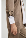 Moodo Sako s uvrnultim rukavima bež Moodo