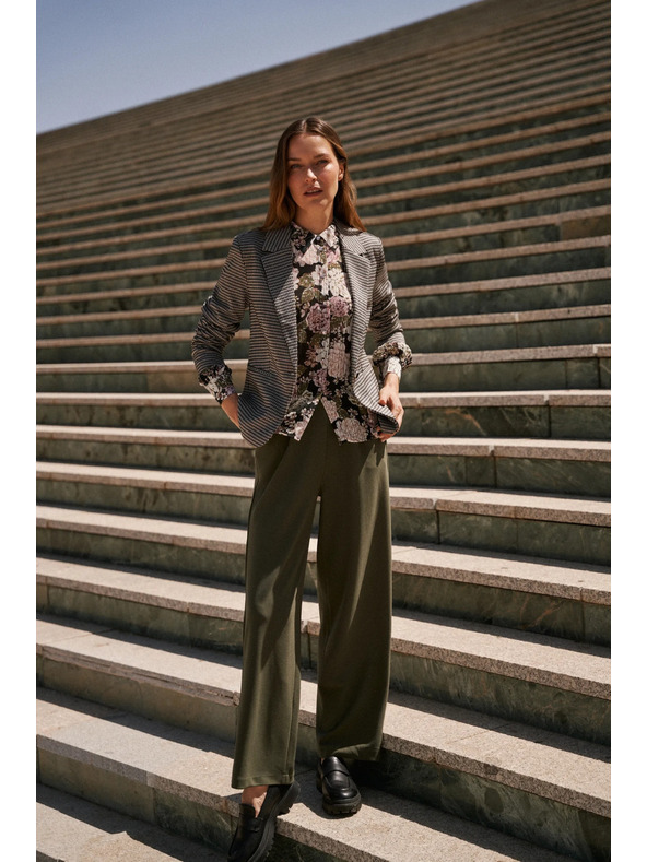 Moodo Jednostrani blejzer u pepito uzorku bež Moodo