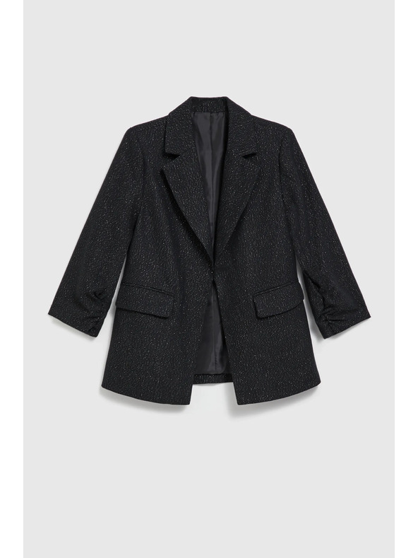 Moodo Sako s tročetvrt rukavima crno Moodo