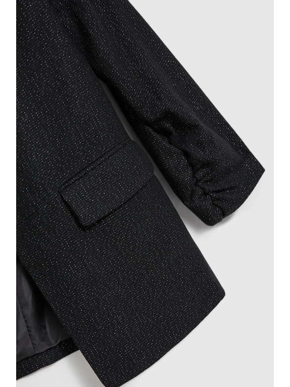 Moodo Sako s tročetvrt rukavima crno Moodo