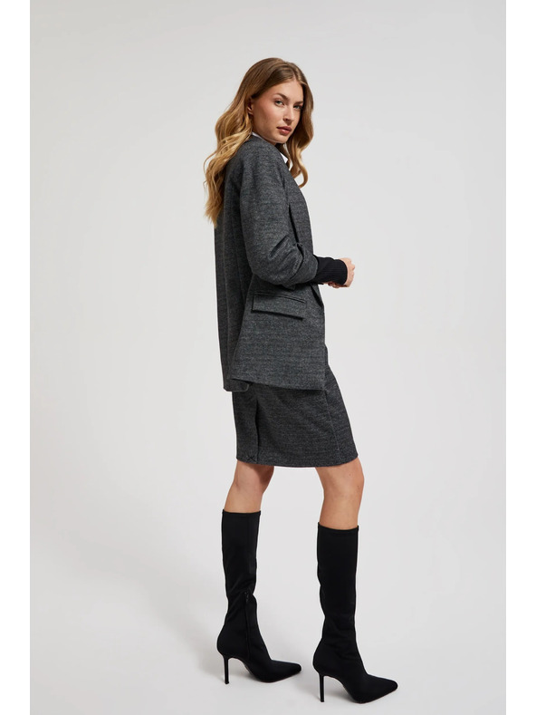 Moodo Sako sa naboranim rukavima sivo Moodo