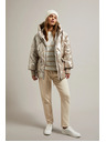 Moodo Prošivena jakna s velikim džepovima bež Moodo