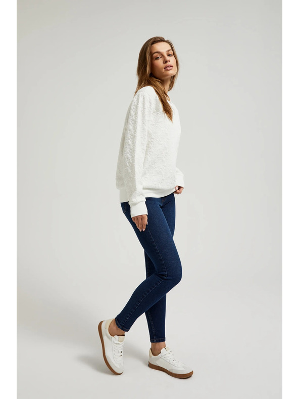 Moodo Plave pamučne uske traperice Moodo