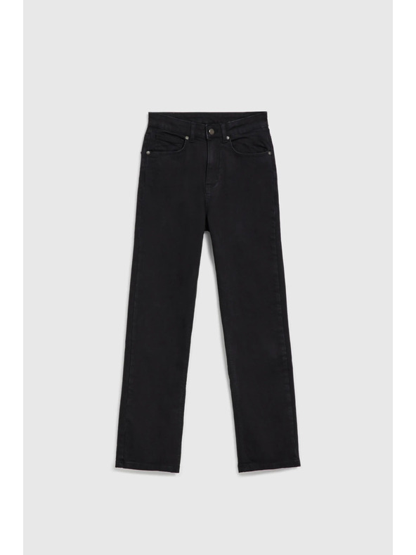 Moodo Crne traperice ravnih nogavica Moodo