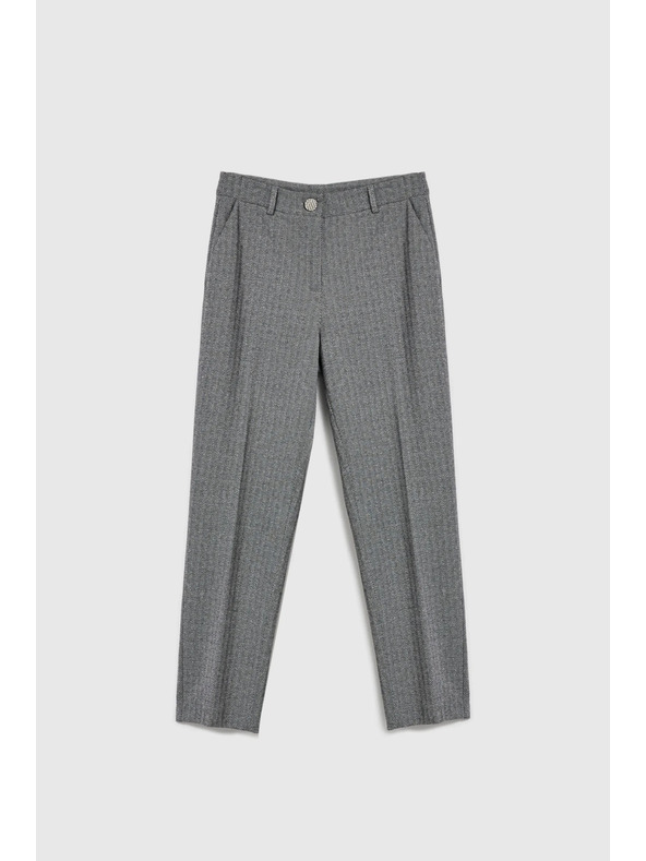 Moodo Elegantne cigareta hlače sive Moodo