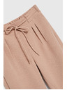 Moodo Bež hlače sa vezivanjem Moodo