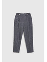 Moodo Sive karirane hlače ravnih nogavica Moodo