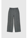 Moodo Sive hlače ravnih nogavica u karirastom uzorku Moodo