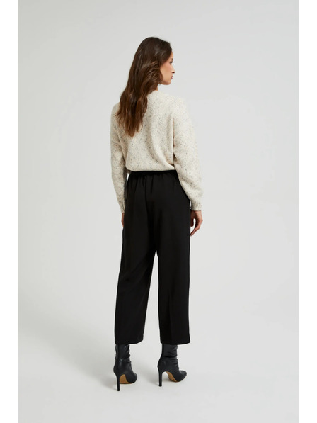 Moodo Crne hlače s naborima Moodo