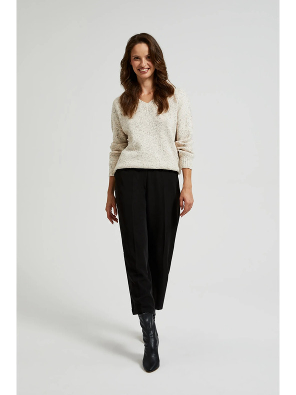 Moodo Crne hlače s naborima Moodo