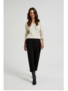 Moodo Crne hlače s naborima Moodo