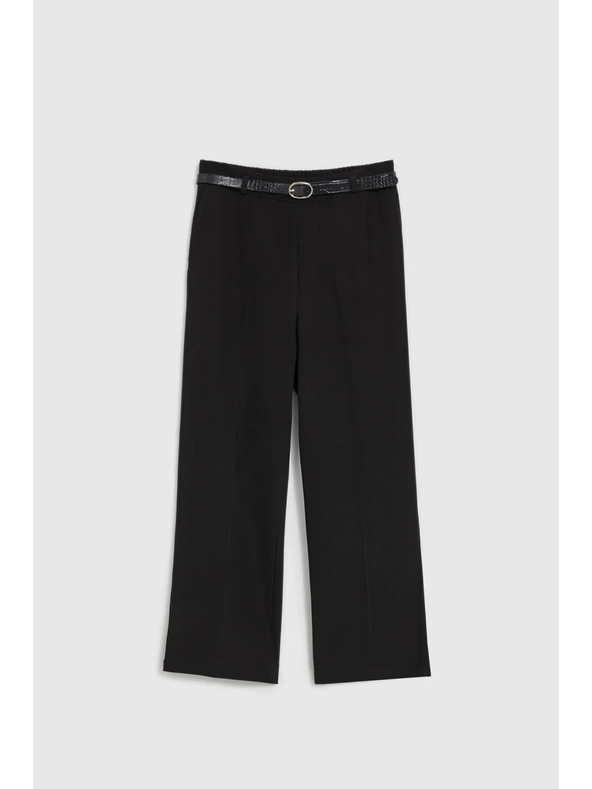 Moodo Crne hlače s naborima Moodo