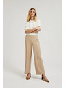 Moodo Elegantne bež hlače Moodo