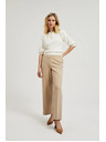 Moodo Elegantne bež hlače Moodo