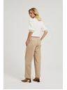 Moodo Elegantne bež hlače Moodo