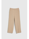 Moodo Elegantne bež hlače Moodo
