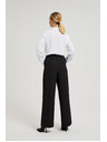 Moodo Svečane crne hlače s naborima Moodo