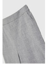 Moodo Svečane sive hlače ravnih nogavica Moodo