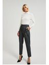 Moodo Uske crne hlače s džepovima Moodo