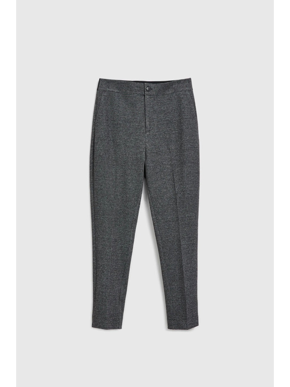 Moodo Uske crne hlače s džepovima Moodo