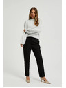 Moodo Elegantne crne uske hlače Moodo