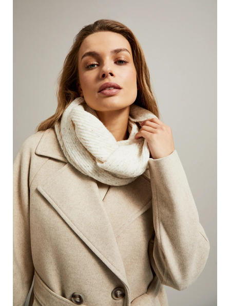 Moodo Bež ovratnik od strukturiranog materijala Moodo