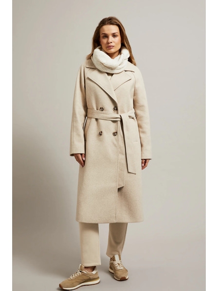 Moodo Bež ovratnik od strukturiranog materijala Moodo