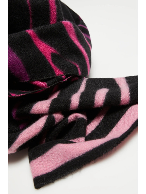 Moodo Ružasti šal s životinjskim motivom Moodo