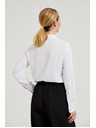 Moodo Bijela viskozna košulja s ovratnikom Moodo