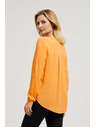 Moodo Košulja s V-izrezom s narančastim gumbima Moodo
