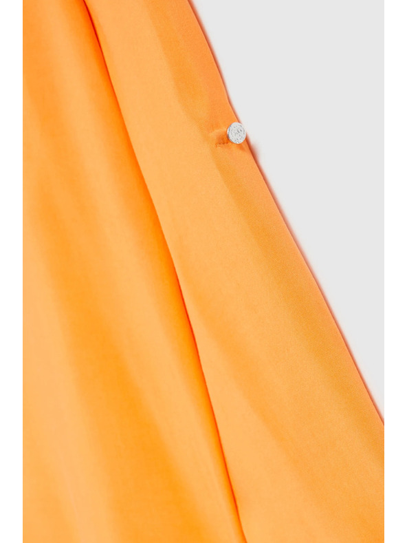 Moodo Košulja s V-izrezom s narančastim gumbima Moodo
