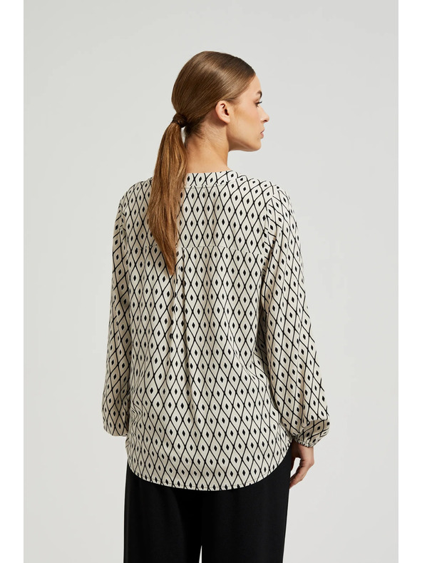 Moodo Košulja s uzorkom i dekorativnim gumbima Moodo